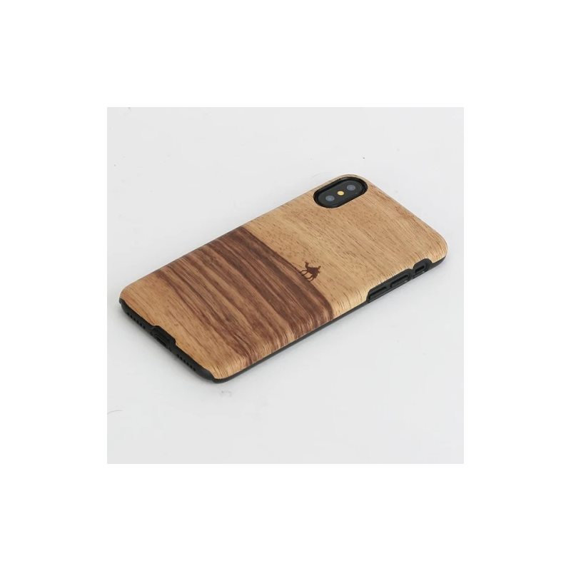 MAN&WOOD SmartPhone case iPhone X-XS terra black