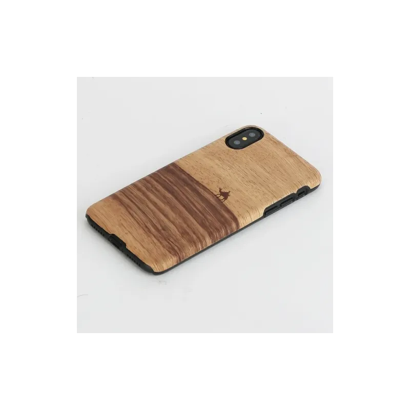 MAN&WOOD SmartPhone case iPhone X-XS terra black