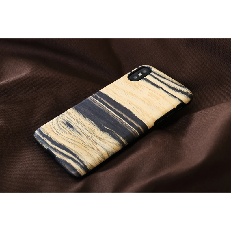 MAN&WOOD SmartPhone case iPhone X-XS white ebony black