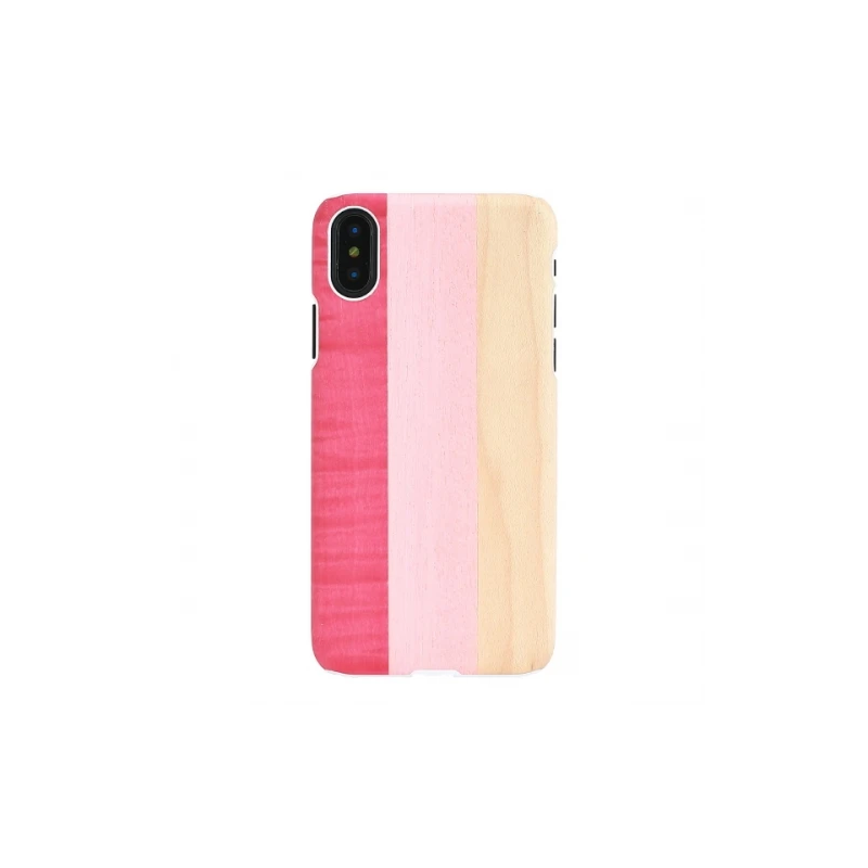 MAN&WOOD SmartPhone case iPhone X-XS pink pie white