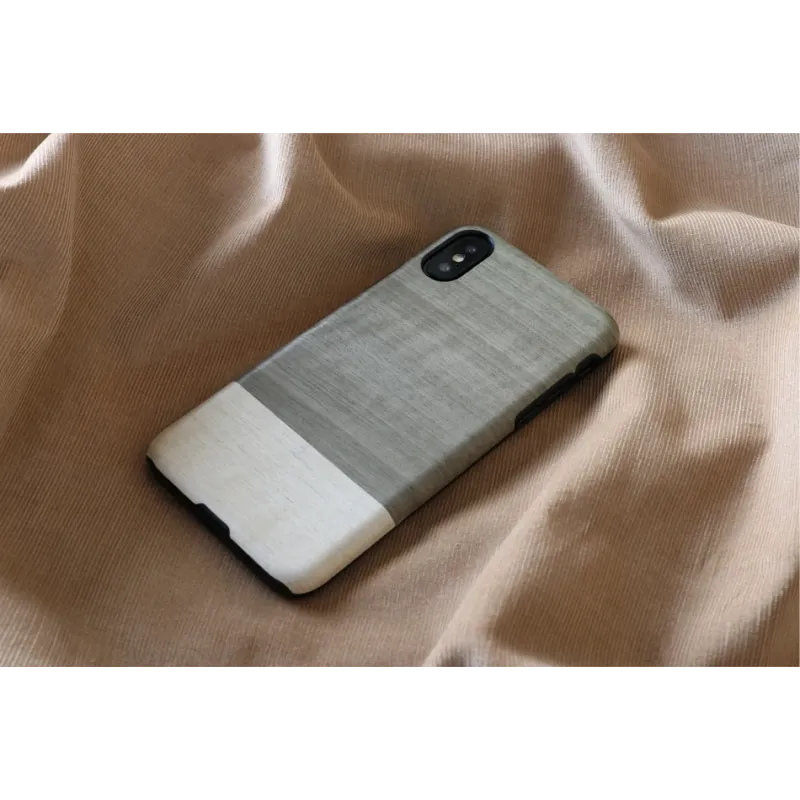 MAN&WOOD SmartPhone case iPhone X-XS einstein black