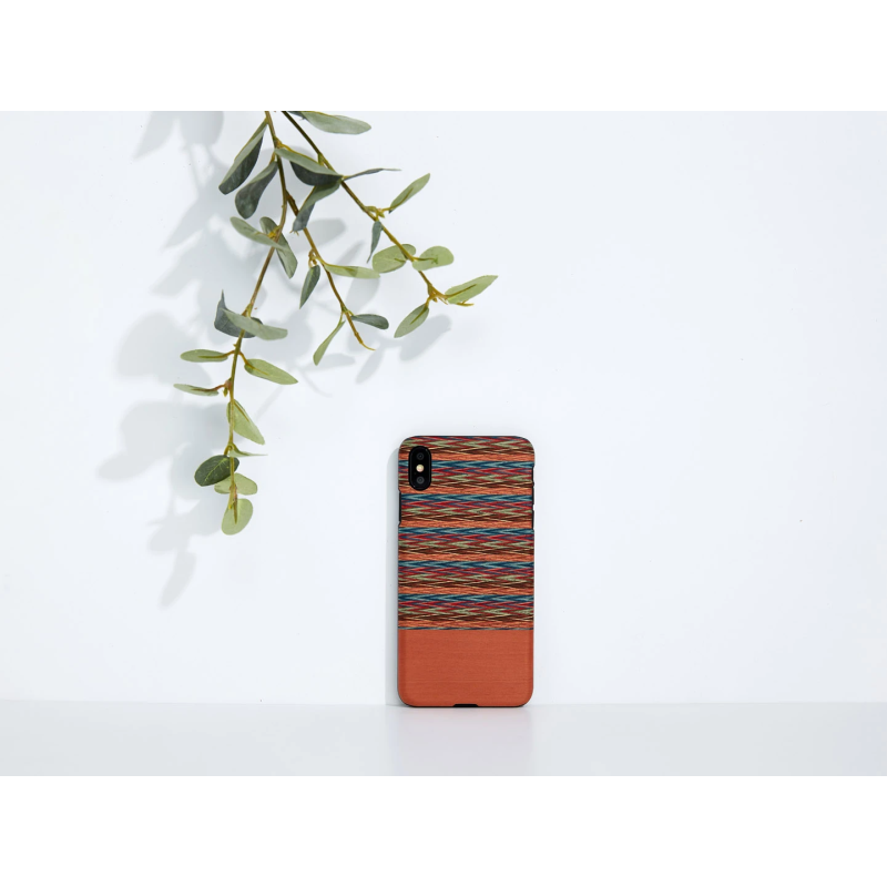 MAN&WOOD SmartPhone case iPhone X-XS browny check black
