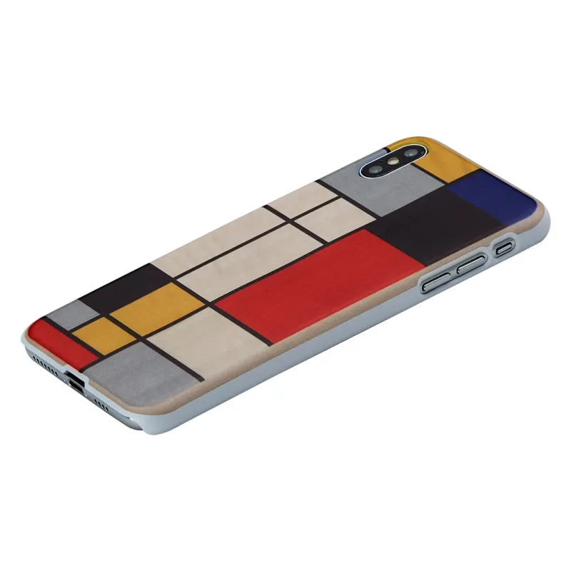MAN&WOOD SmartPhone case iPhone X-XS modrian wood white