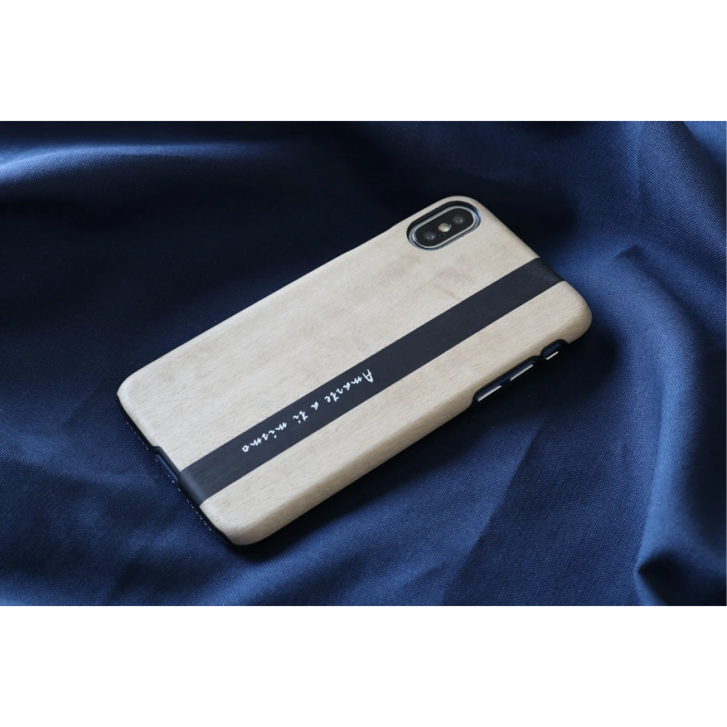 MAN&WOOD SmartPhone case iPhone X-XS diario black