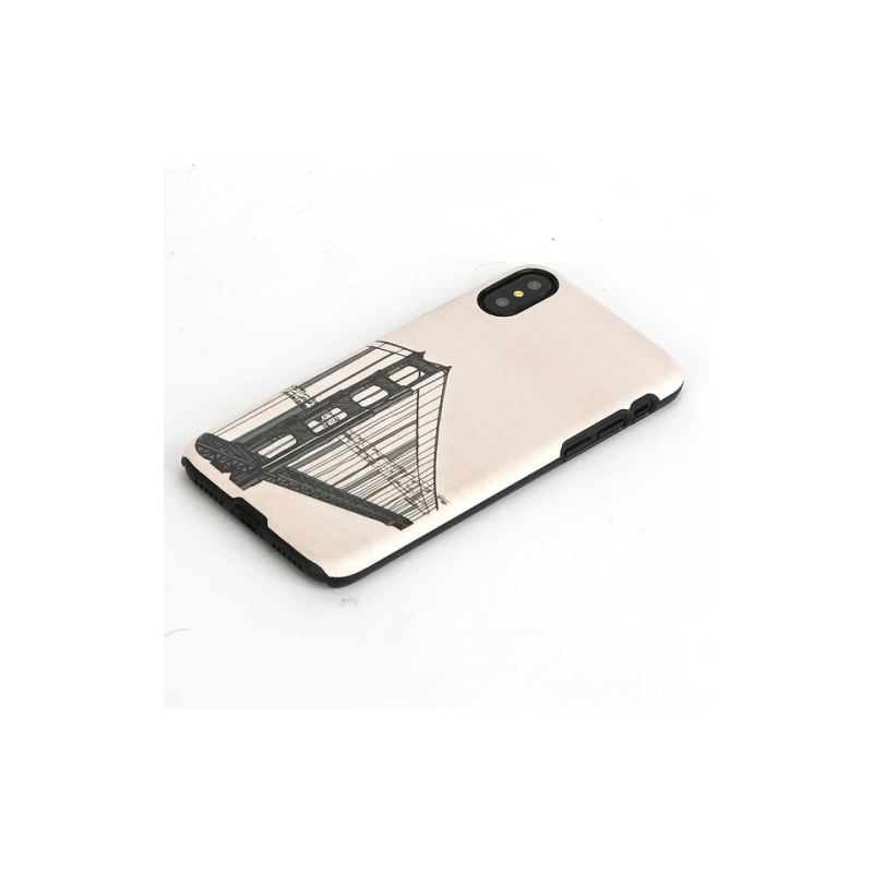 MAN&WOOD SmartPhone case iPhone X-XS hand bridge black