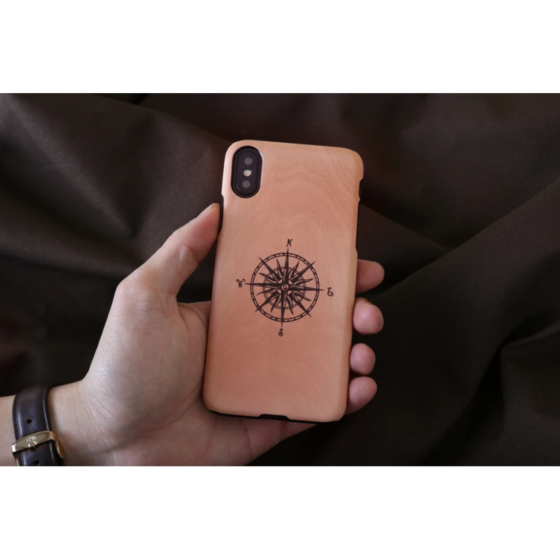 MAN&WOOD SmartPhone case iPhone X-XS compass black