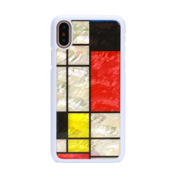 iKins SmartPhone case iPhone XS-S mondrian white