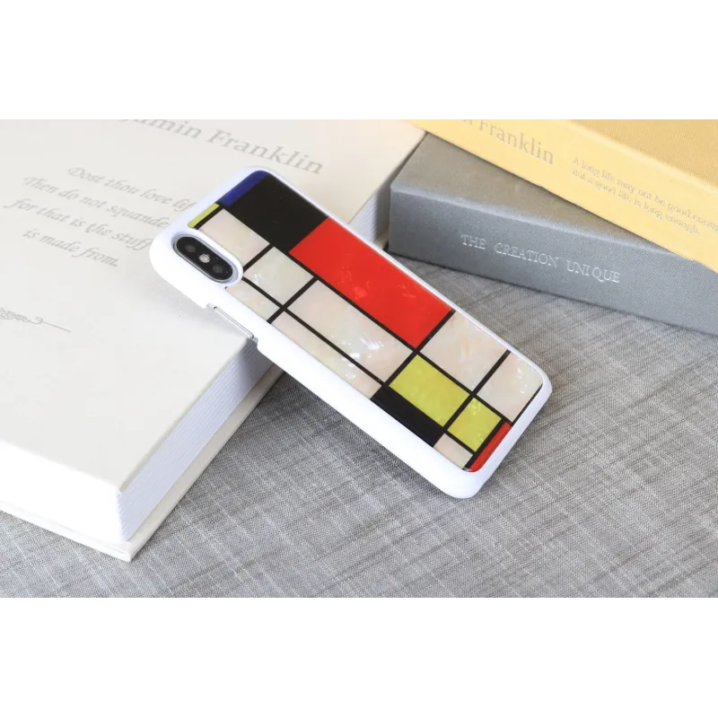 iKins SmartPhone case iPhone XS-S mondrian white