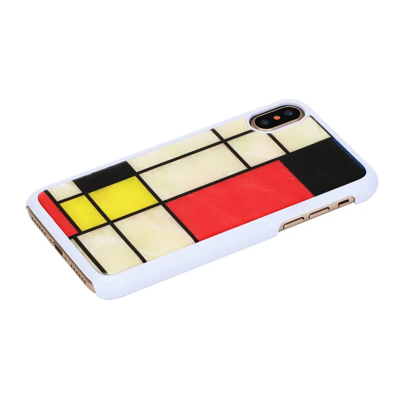 iKins SmartPhone case iPhone XS-S mondrian white