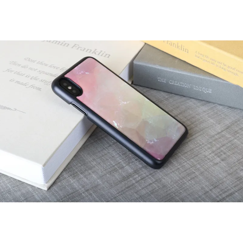 iKins SmartPhone case iPhone XS-S water flower black
