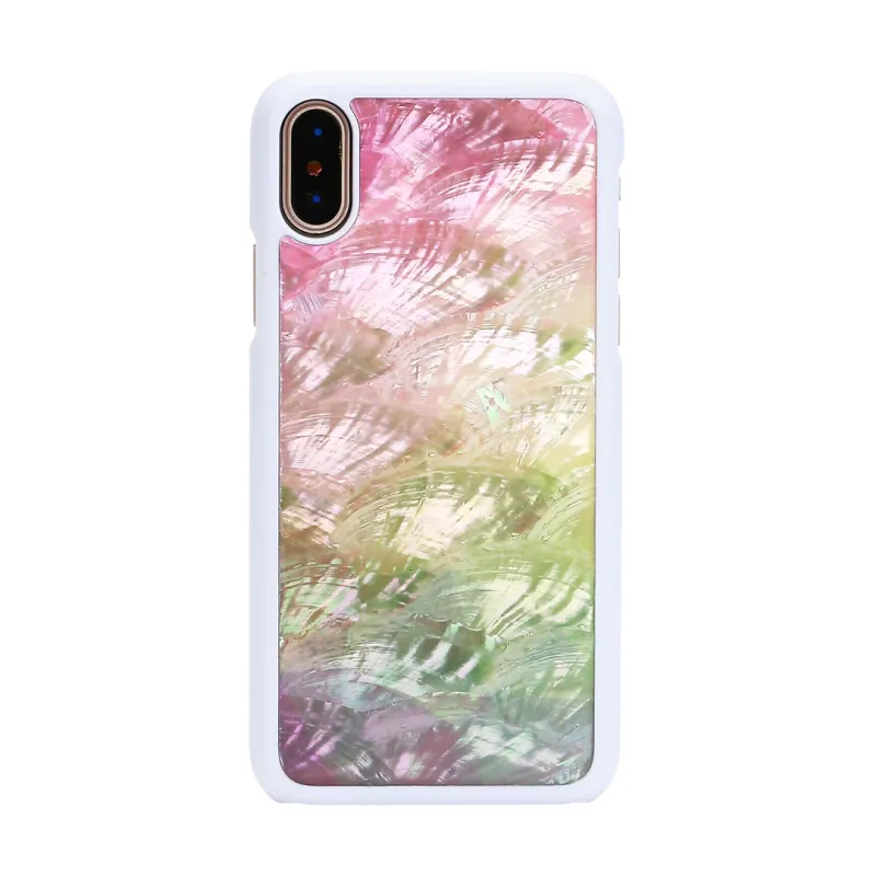 iKins SmartPhone case iPhone XS-S water flower white