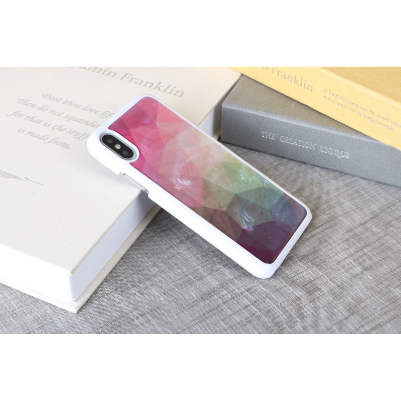 iKins SmartPhone case iPhone XS-S water flower white