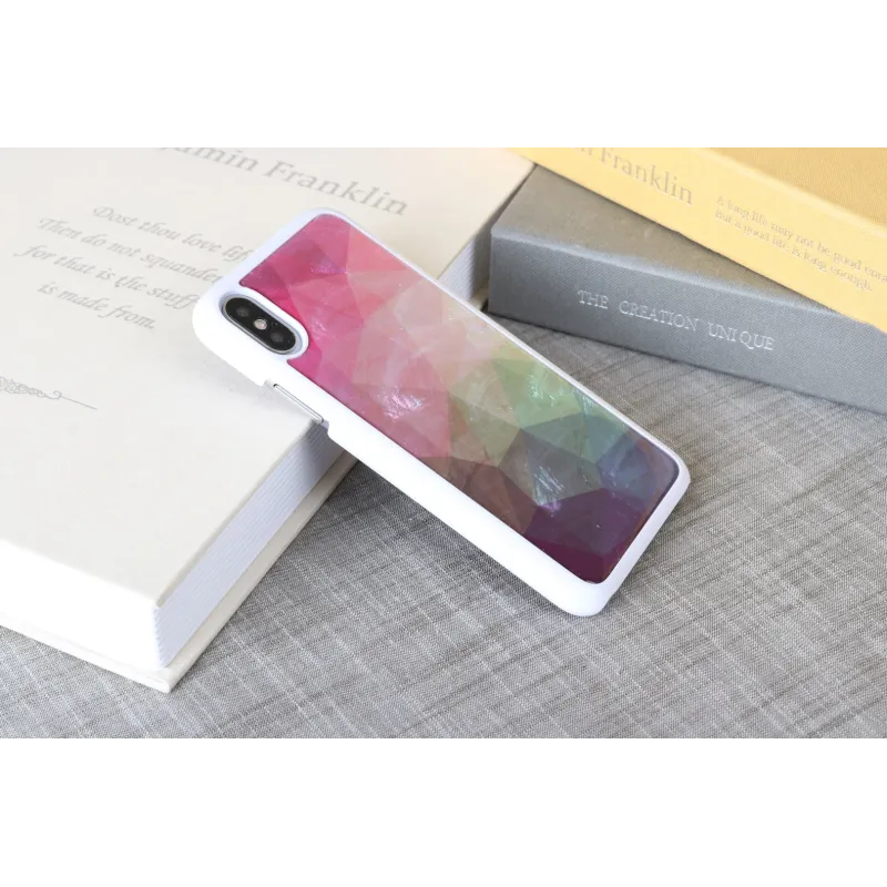 iKins SmartPhone case iPhone XS-S water flower white