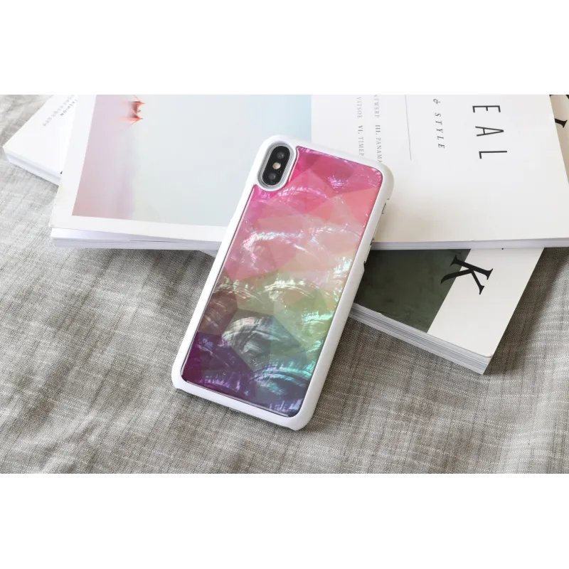 iKins SmartPhone case iPhone XS-S water flower white