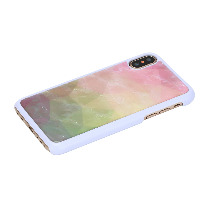iKins SmartPhone case iPhone XS-S water flower white