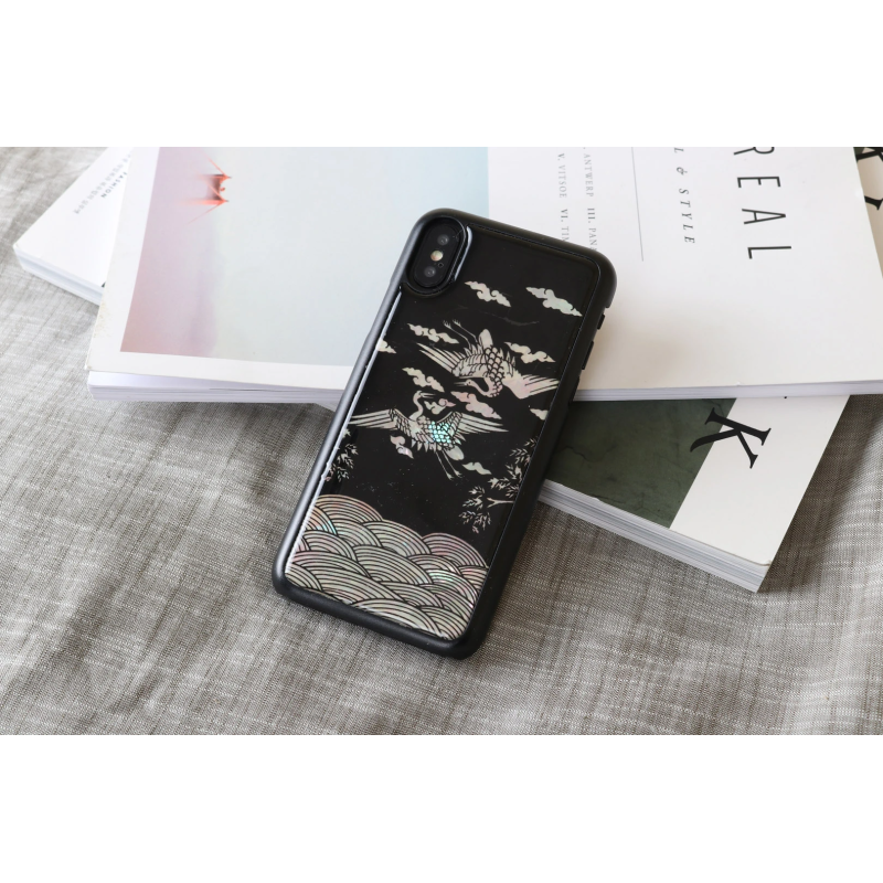 iKins SmartPhone case iPhone XS-S crane black