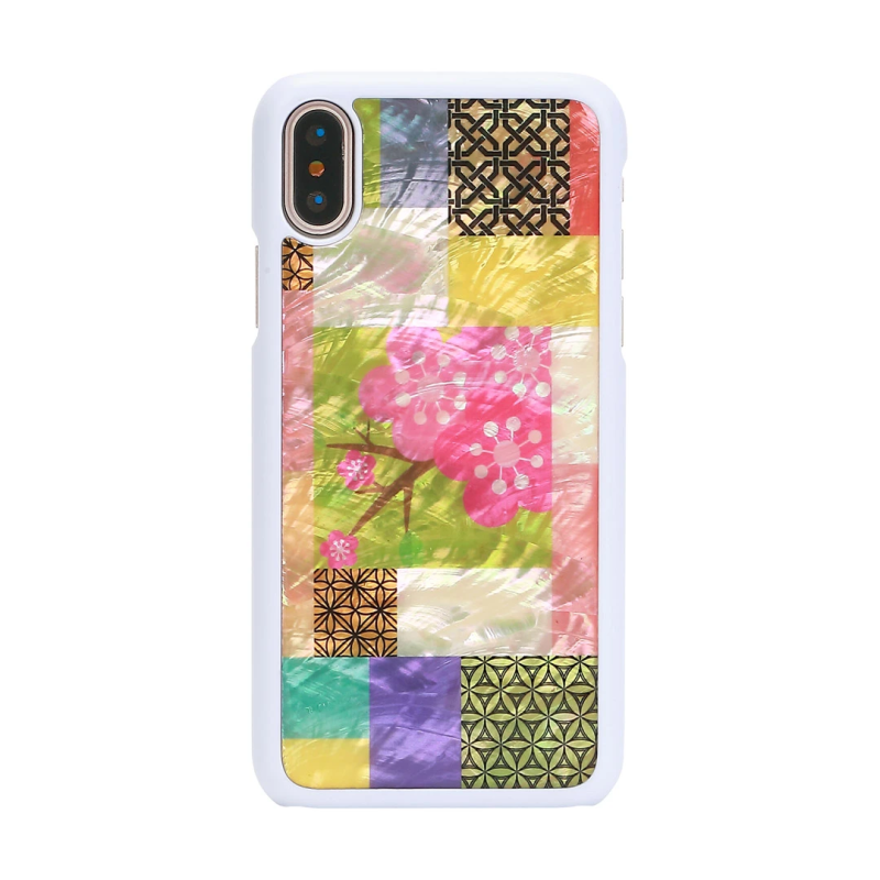 iKins SmartPhone case iPhone XS-S cherry blossom white