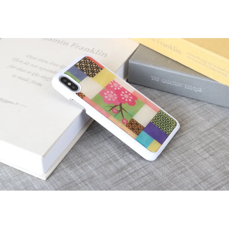 iKins SmartPhone case iPhone XS-S cherry blossom white