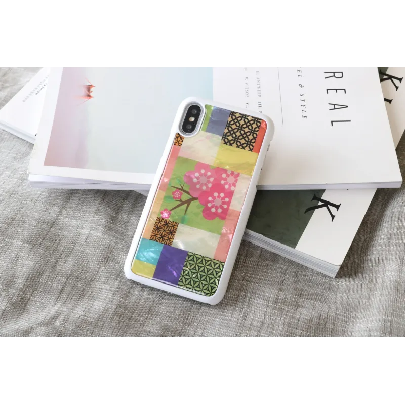 iKins SmartPhone case iPhone XS-S cherry blossom white