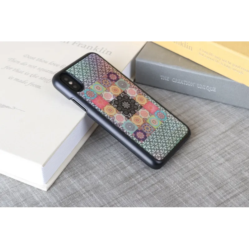 iKins SmartPhone case iPhone XS-S flower garden black