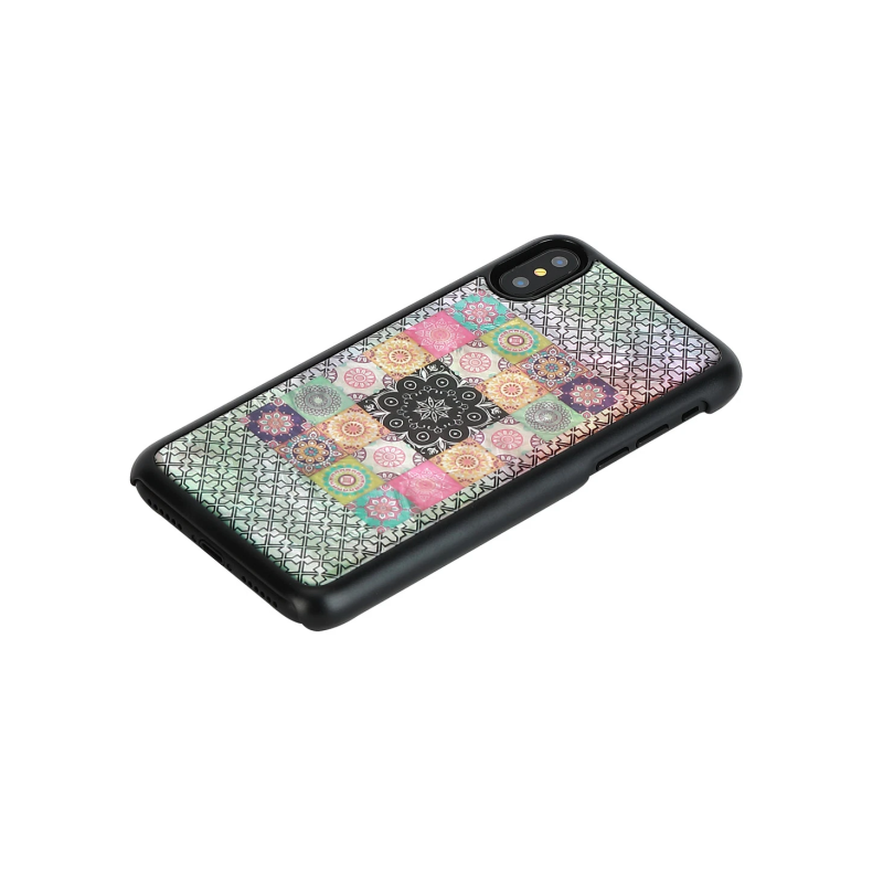 iKins SmartPhone case iPhone XS-S flower garden black