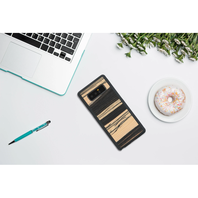 MAN&WOOD SmartPhone case Galaxy Note 8 white ebony black