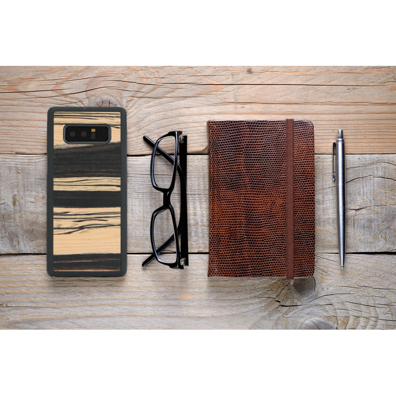 MAN&WOOD SmartPhone case Galaxy Note 8 white ebony black
