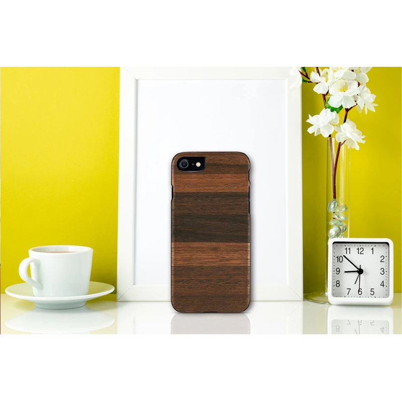 MAN&WOOD case for iPhone 7-8 fango black