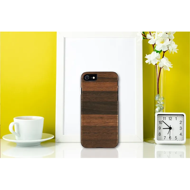 MAN&WOOD case for iPhone 7-8 fango black