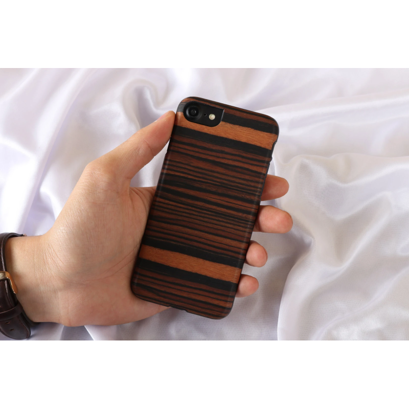 MAN&WOOD case for iPhone 7-8 ebony black