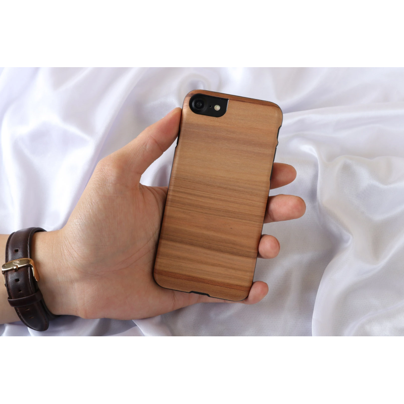 MAN&WOOD case for iPhone 7-8 cappuccino black