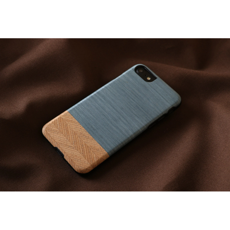 MAN&WOOD case for iPhone 7-8 denim black