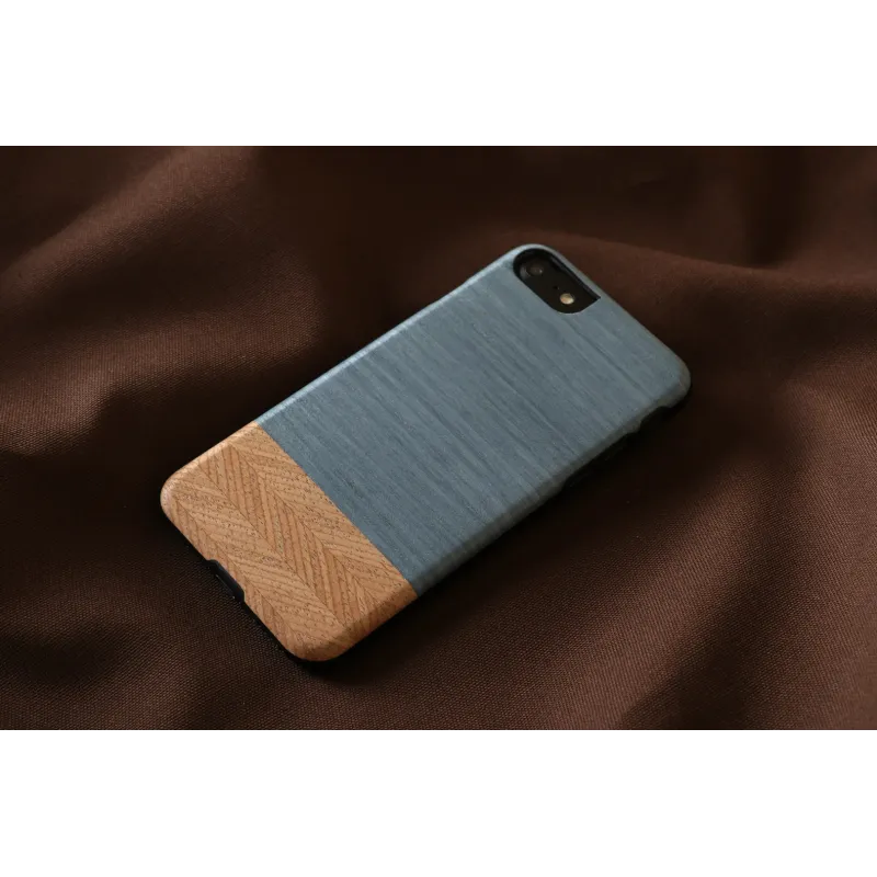 MAN&WOOD case for iPhone 7-8 denim black