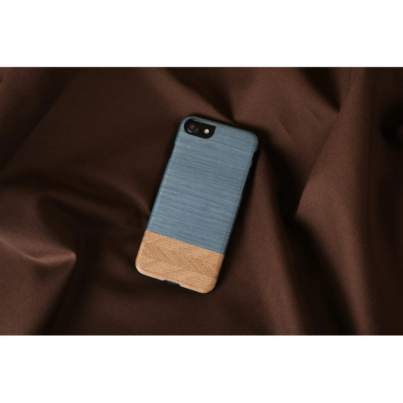 MAN&WOOD case for iPhone 7-8 denim black