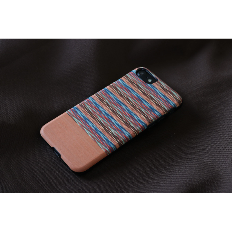 MAN&WOOD case for iPhone 7-8 browny check black