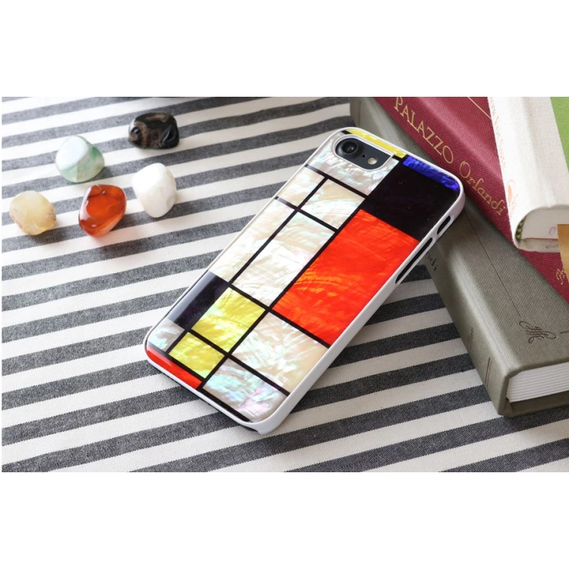 iKins case for Apple iPhone 8-7 mondrian white