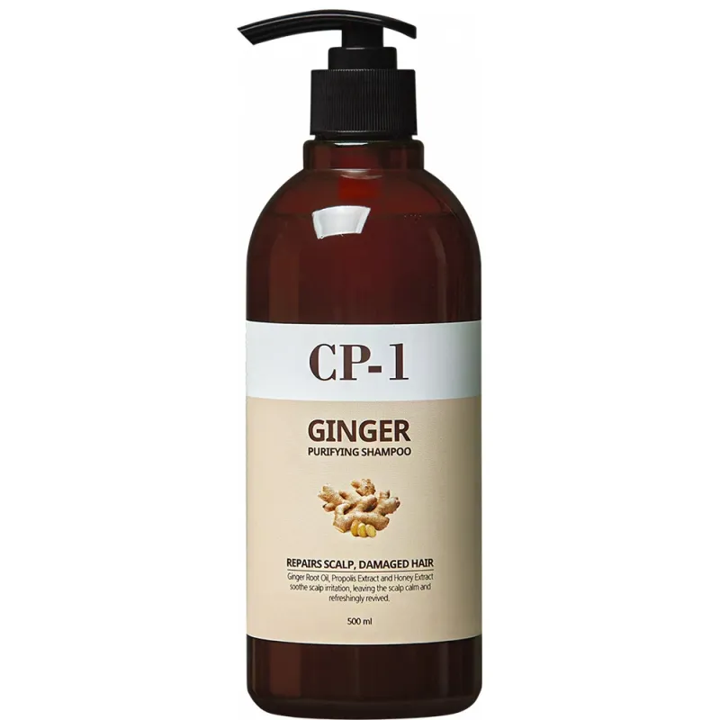 ESTHETIC HOUSE CP-1 Ginger Attīrošs šampūns bojātu matu kopšanai 500ml