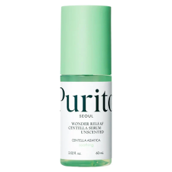 PURITO SEOUL Wonder Releaf serums sejas ādai ar Centella Asiatica ekstraktu, bez aromāta 60ml