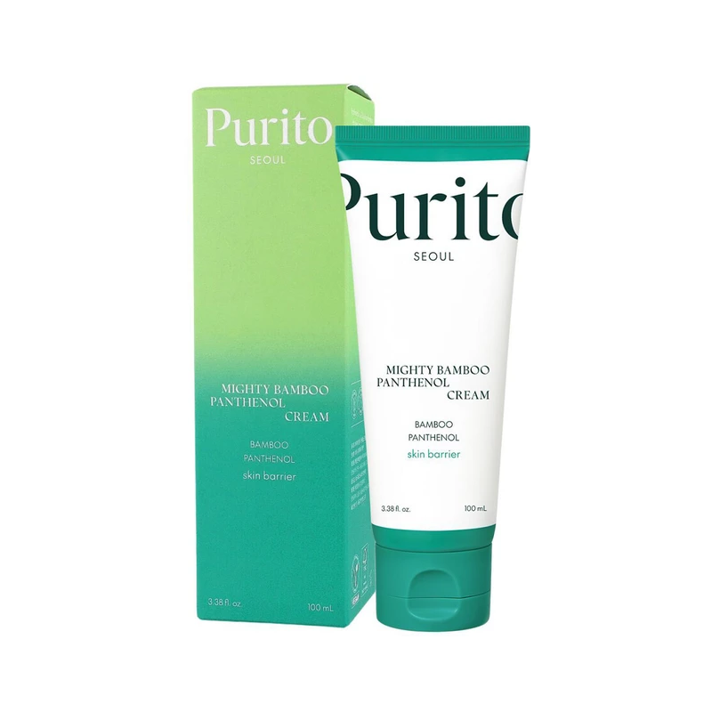 PURITO SEOUL Mighty Bamboo atjaunojošs krēms sejas ādai ar pantenolu 100ml