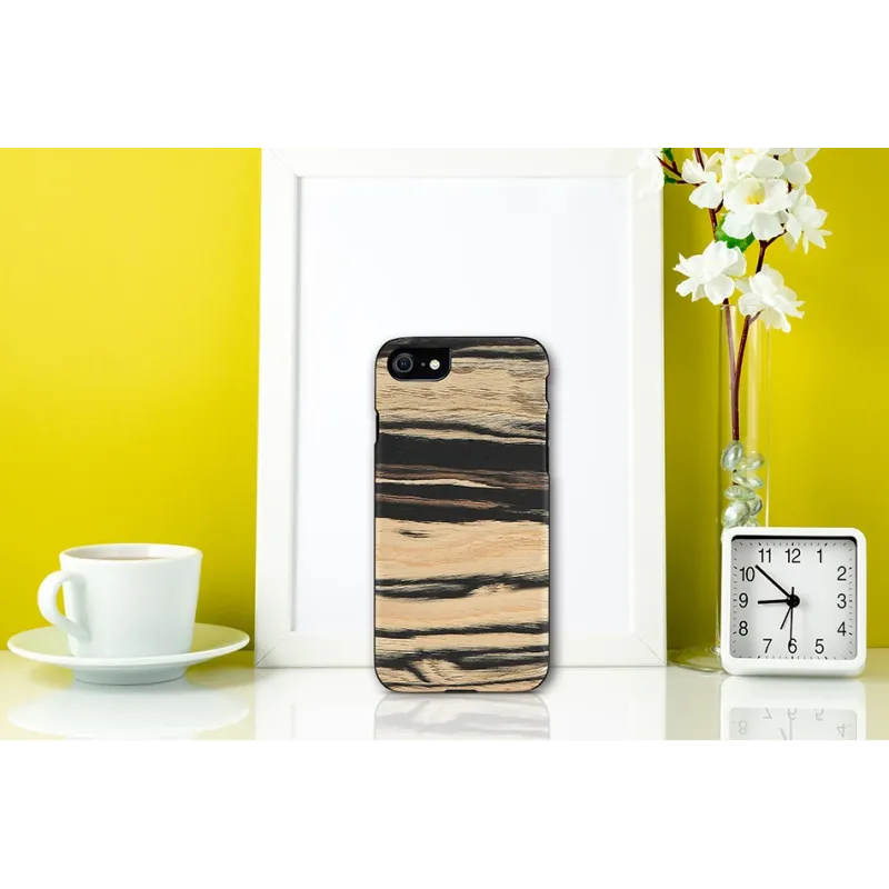 MAN&WOOD case for iPhone 7-8 white ebony black
