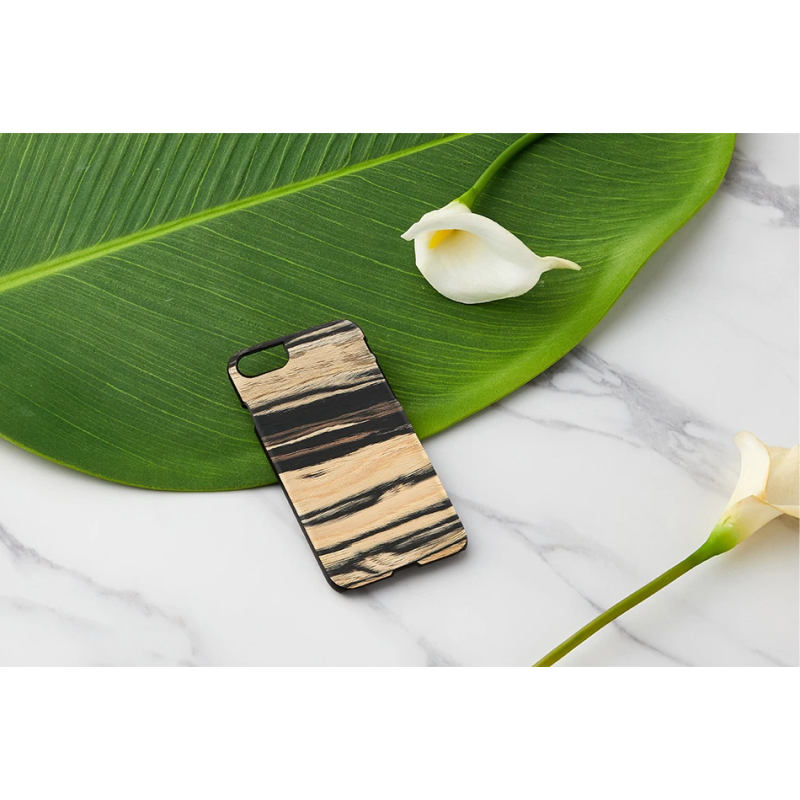 MAN&WOOD case for iPhone 7-8 white ebony black