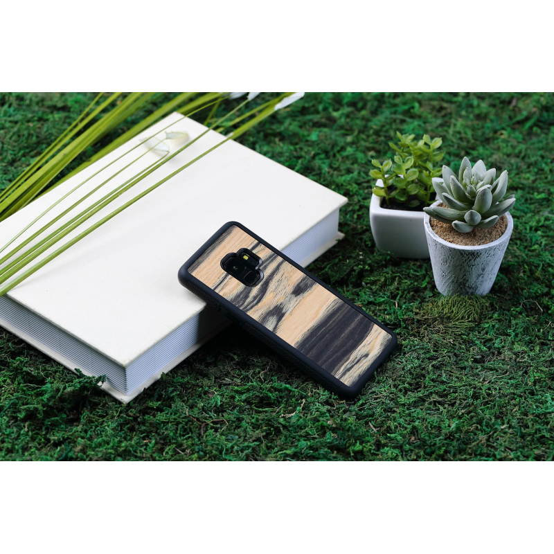 MAN&WOOD SmartPhone case Galaxy S9 white ebony black