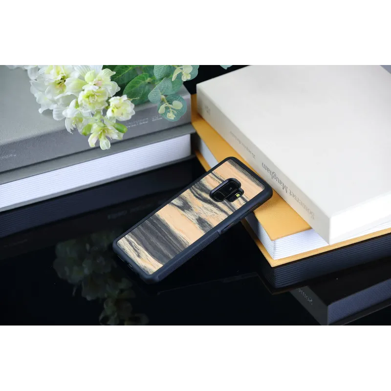 MAN&WOOD SmartPhone case Galaxy S9 white ebony black