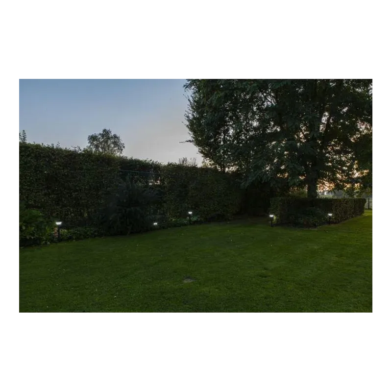 Āra sienas lampa Lutec Lutec Connect, 6.8W, LED, IP44, melna krās., 13 cm x 45 cm