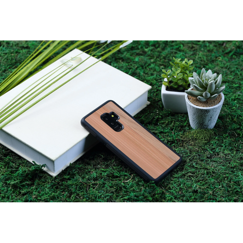 MAN&WOOD SmartPhone case Galaxy S9 Plus cappuccino black