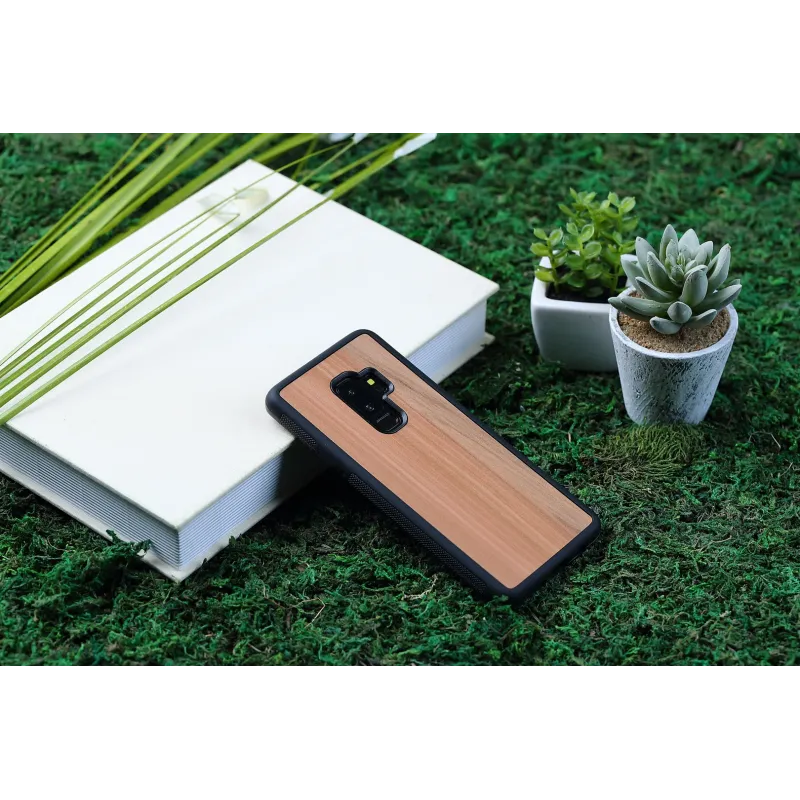 MAN&WOOD SmartPhone case Galaxy S9 Plus cappuccino black