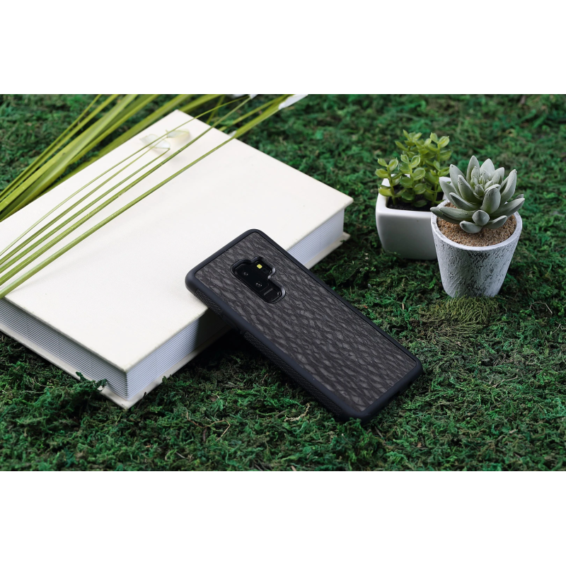 MAN&WOOD SmartPhone case Galaxy S9 Plus carbalho black