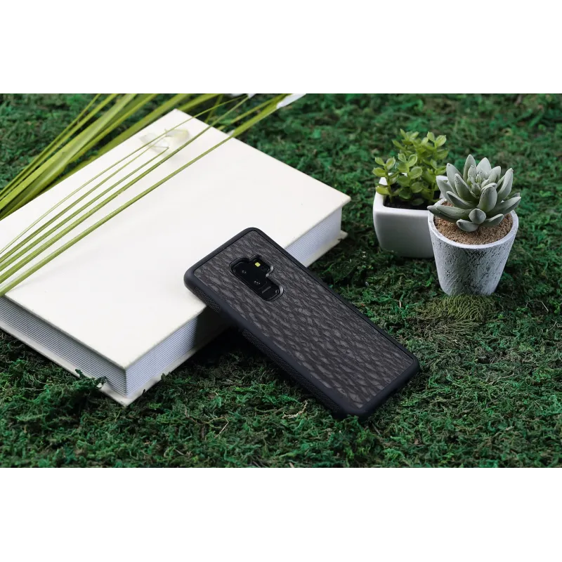 MAN&WOOD SmartPhone case Galaxy S9 Plus carbalho black