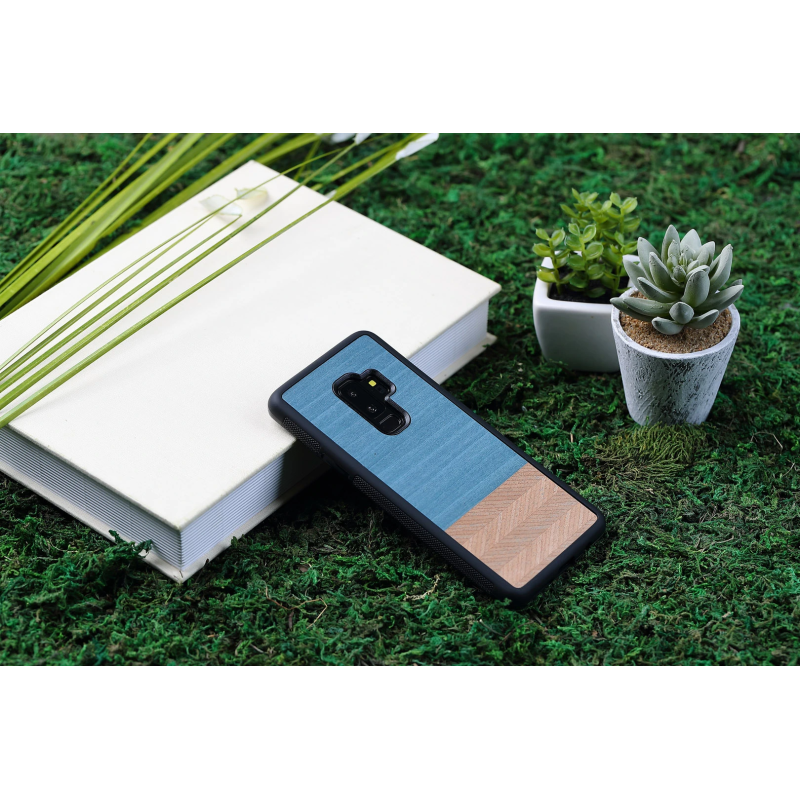 MAN&WOOD SmartPhone case Galaxy S9 Plus denim black
