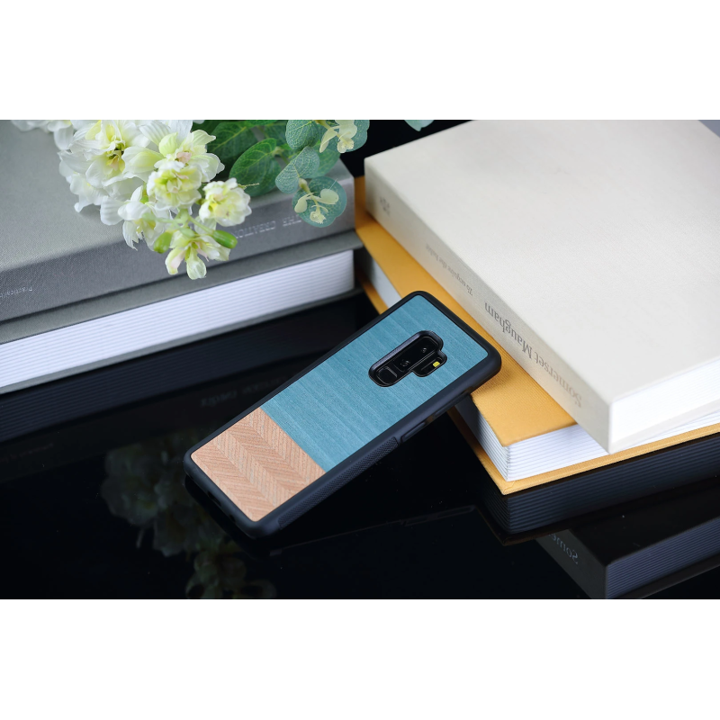 MAN&WOOD SmartPhone case Galaxy S9 Plus denim black